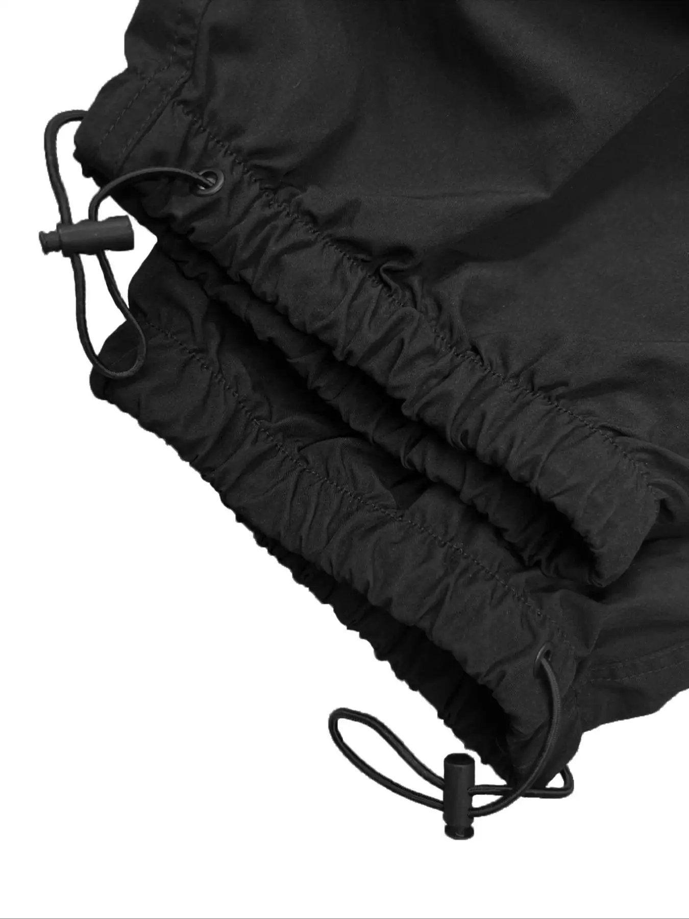 Herren Cargo-Hose mit Taschen und Kordelzug, Street-Fashion Regular Fit Gerade Hose für den Alltag, Herrenhose – Detail 3