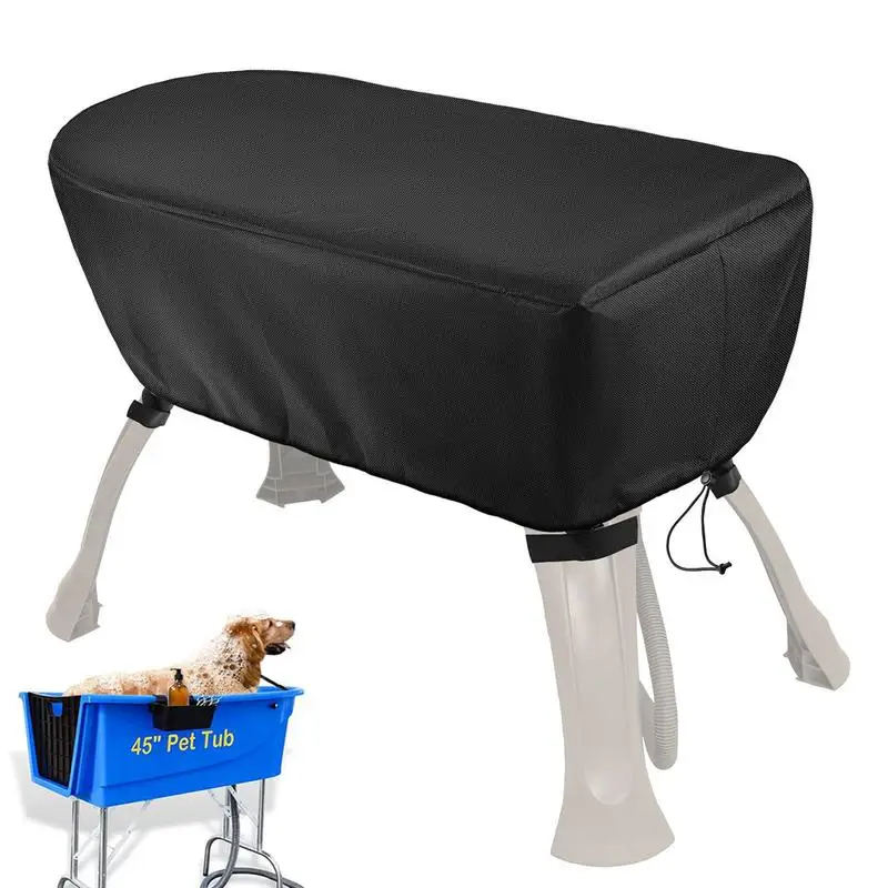 Elevated Pet Bathing Cover Multi-Function Foldable Resistant Oxford Cloth Foldable Pet Bathtub Cover Elevated Dog Bathtub ForPet