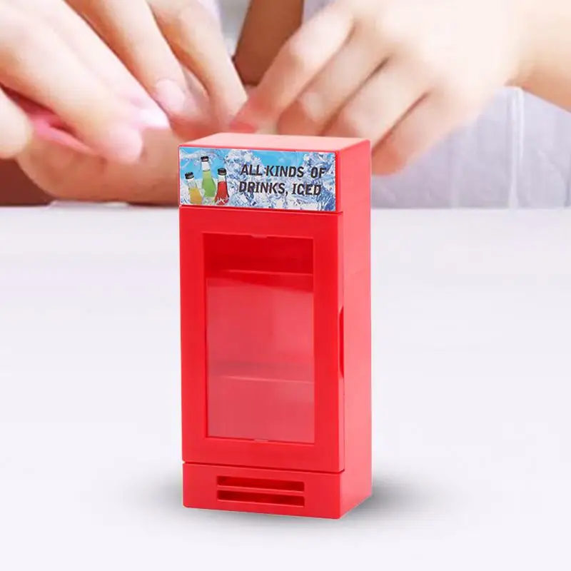 Speel Keuken Speelgoed Fantasiespel Koelkast Bureau Ornament Cola Automaat Speelgoed Voor Hobbyisten Jongens Meisjes Kinderdagverblijf Klaslokaal