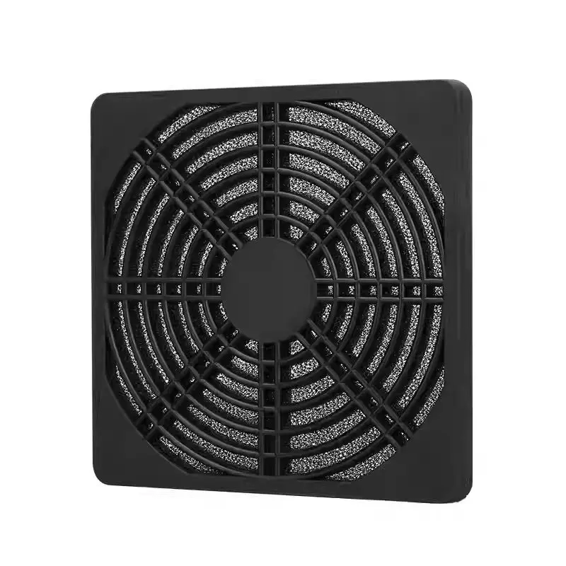 8CM 80mm fan filters black plastic dust network cooling fan dedicated grille