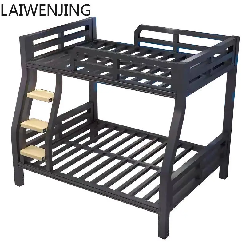 HLZ Thickened Bunk Bed Two-layer Household Iron Bed Rental House Dormitory Double Bed