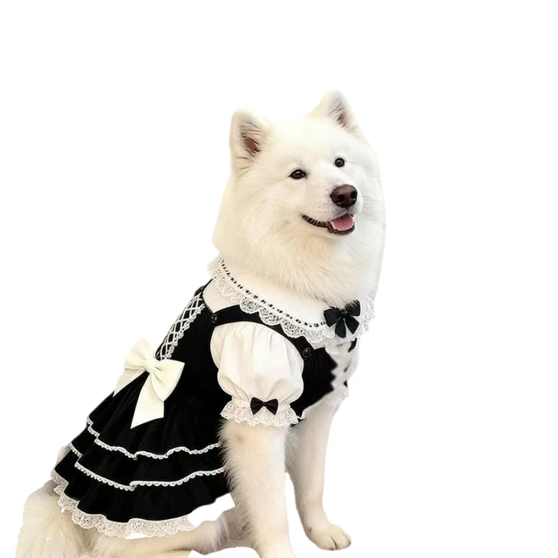 Vestido de Verano 2026 para Perros Grandes, Ropa para Mascotas Grandes, Corgi, Shiba Inu, Samoyed, Border Collie, Husky, Labrador, Golden Retriever, Falda