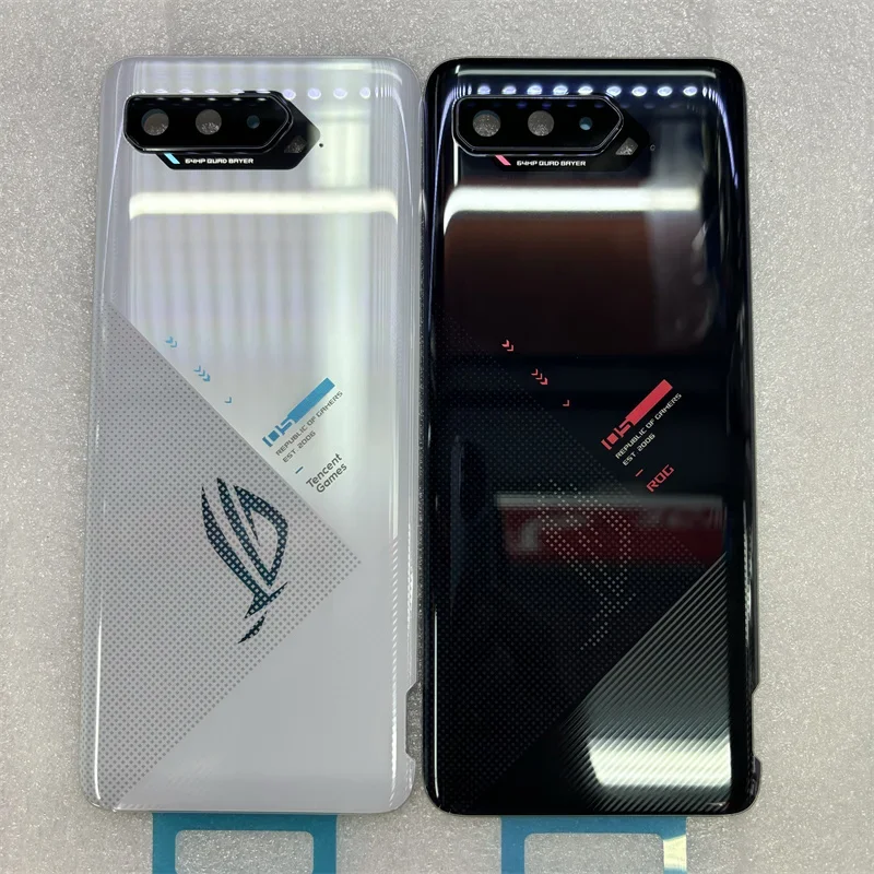 

Для телефона Asus ROG 5 ROG 5 5S ZS673KS задняя стеклянная панель задний корпус дверной чехол чехол для телефона объектив камеры