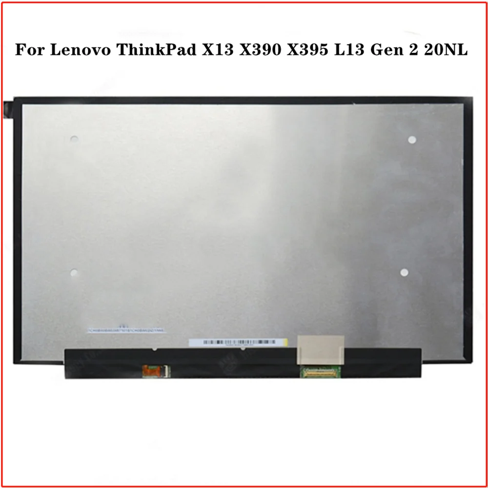 

13.3 inch for Lenovo ThinkPad X13 X390 X395 L13 Gen 2 20NL 20NM 20Q0 20Q LCD Touch Screen IPS Panel EDP 40pins FHD 1920x1080