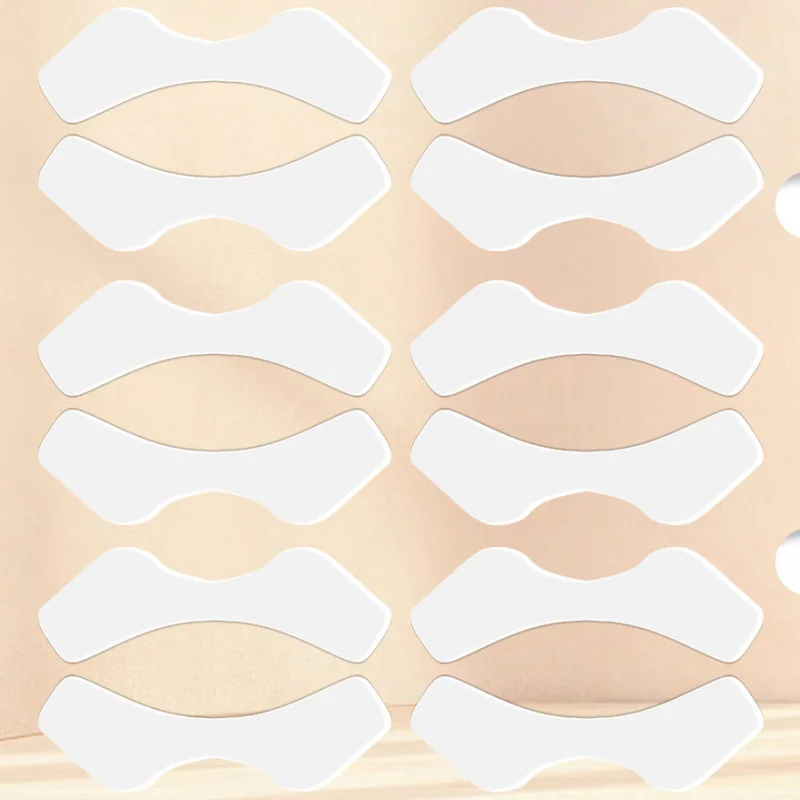 1 paio di cerotti liscianti per le rughe delle labbra notturne - Trattamento viso a linee sottili senza profumo per tutti i tipi di beige chiaro