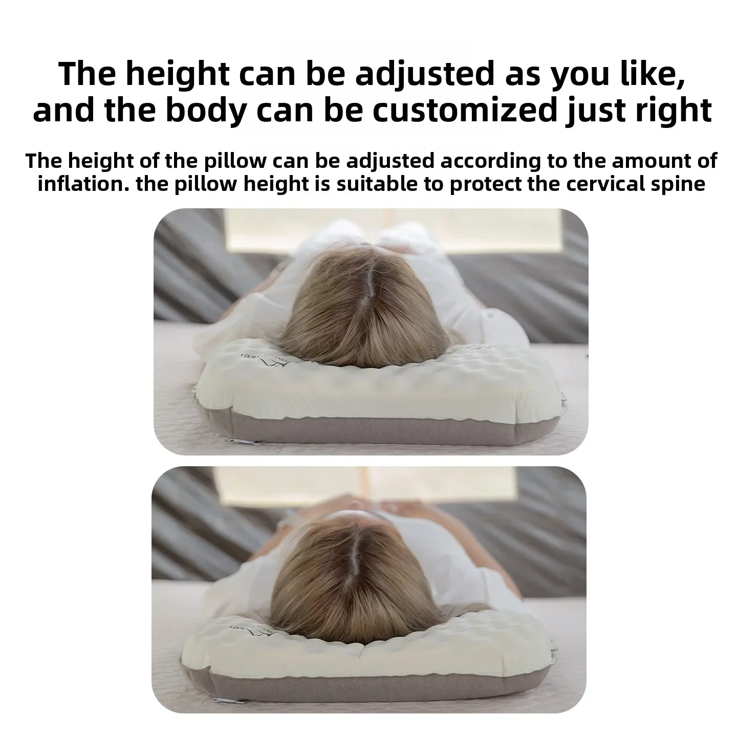 MountainHIKER في الهواء الطلق وسادة الحرير الجليد التخييم وسادة محمولة القيلولة السفر وسادة تخزين النوم قطعة أثرية وسادة قابلة للنفخ