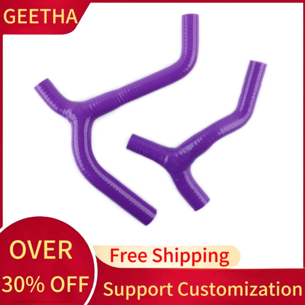 For 2019-2023 Kawasaki KX450 KX 450 2016-2018 KX450F Silicone Coolant Radiator Hose Kit 2022 2021 2020 2017 view 5