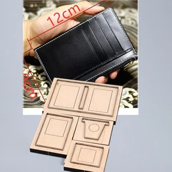 12x9cm cardholder zipper wallet Leather Craft cutting dies knife mold iron blade cutter