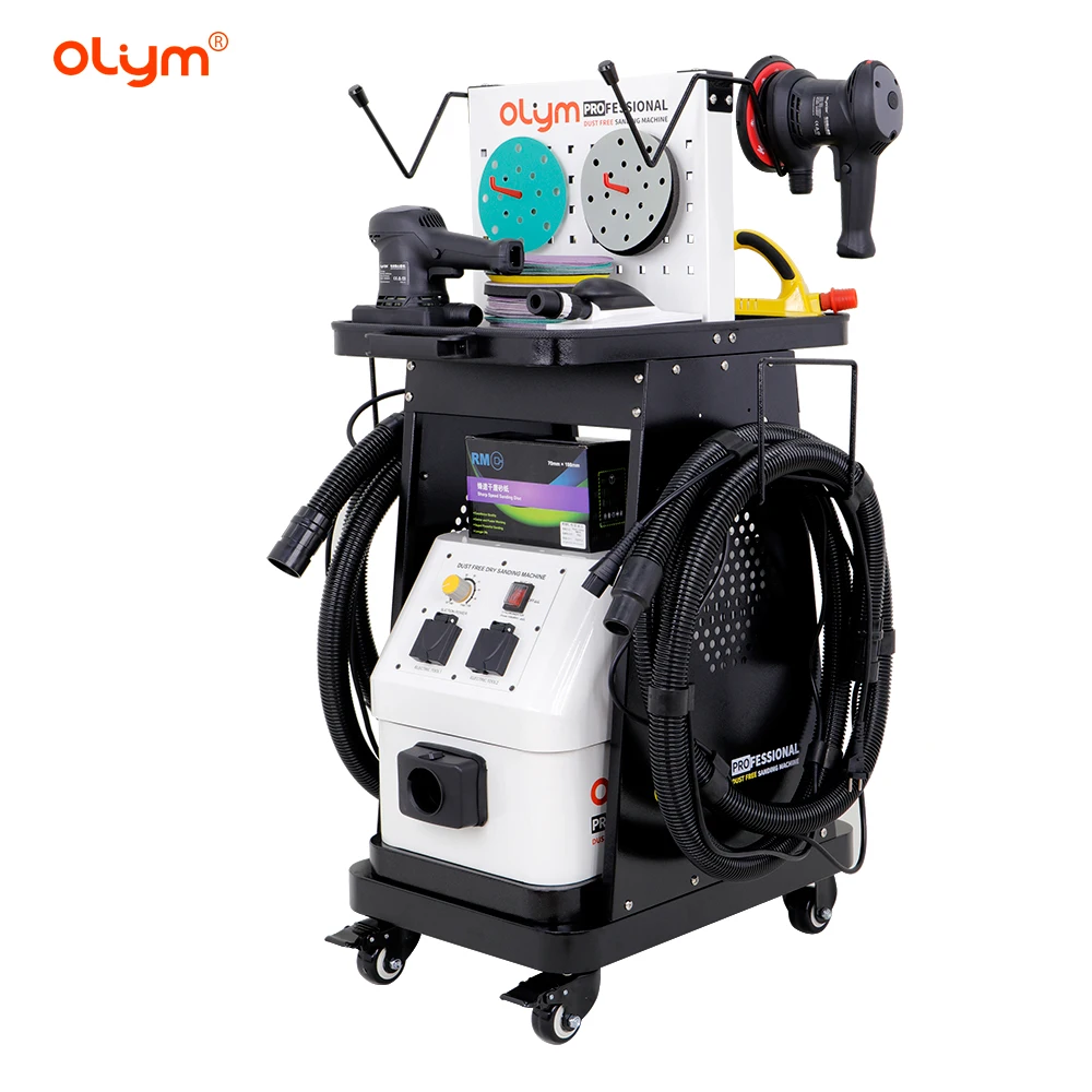 CE Certified Dry Vehicle Grinding Sanding Machine Vacuum System with Large Volume 50L 2300W