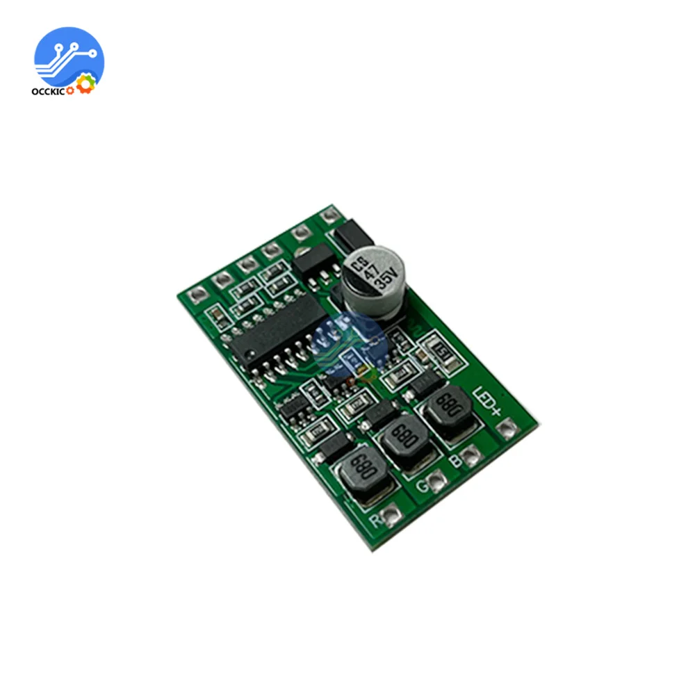 DMX512 12-24V LED modulo di alimentazione a corrente costante a tre canali RGB Full Color 300mA scheda di controllo esterna regolabile