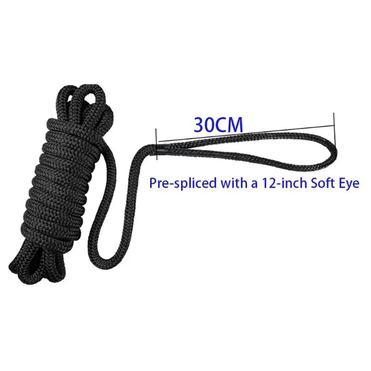 COFA Boat Dock Lines Mooring Rope 3/8 Inch Nylon Bumper Mooring Line for Yacht Line Anchor Rig Line Accessories