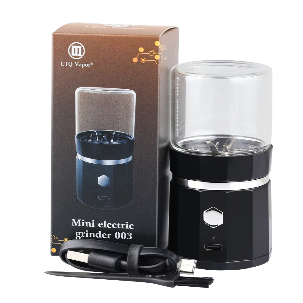 

MERCURY Mini Electric Dry Herb Grinder Stainless Steel Spice Tobacco Shredder Intelligent Crusher Pipes Smoking Grass Accessory