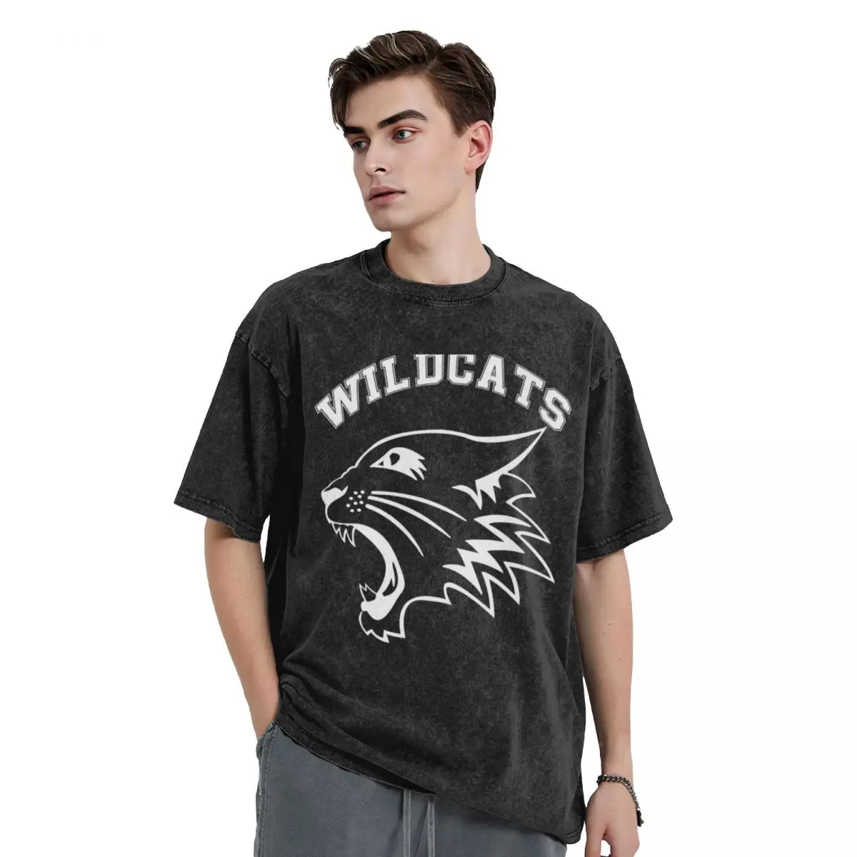 

Wildcats Team T-Shirt oversized graphic tee oversized t shirt heavyweights man clothes men t shirts