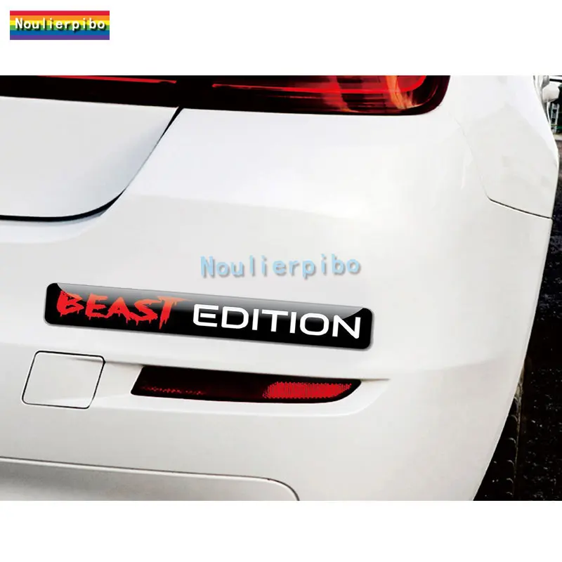 Naklejka samochodowa 3D Beast Edition Zabawna para Naklejka z logo kopuły Naklejka epoksydowa Odznaka samochodowa Laptop Mobilny motocykl Naklejka winylowa