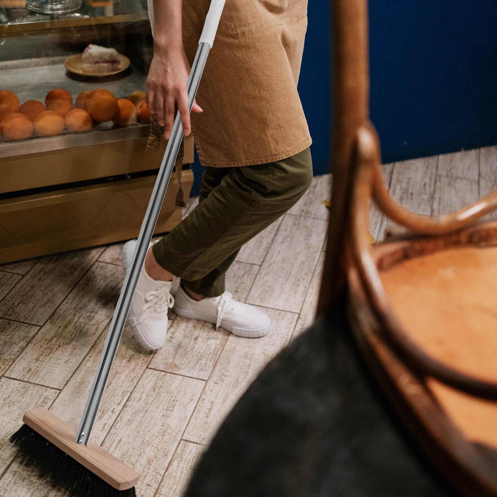 Broom Handle Replacement Rods Mop/brush Cap Extension Handles Stick Plastic Cover Sweeper