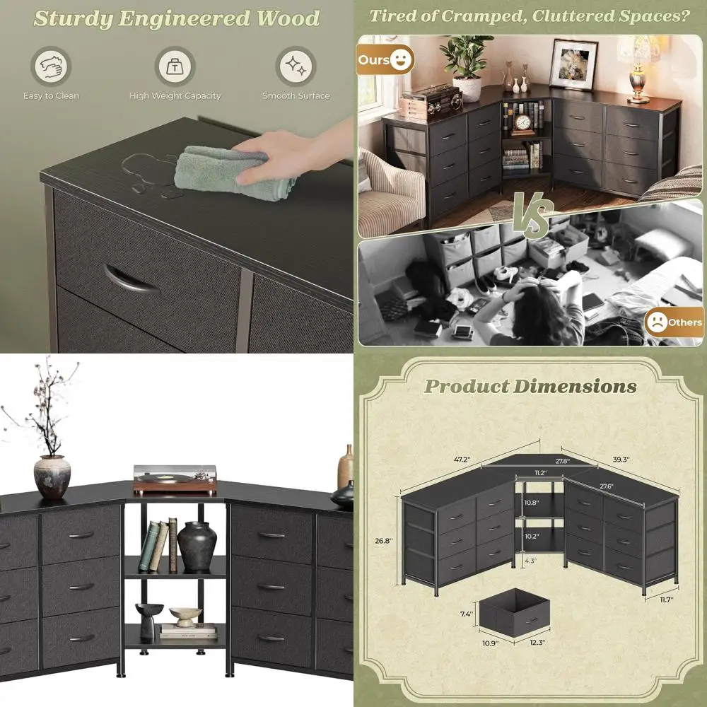 48 Inch Black Dress… - image