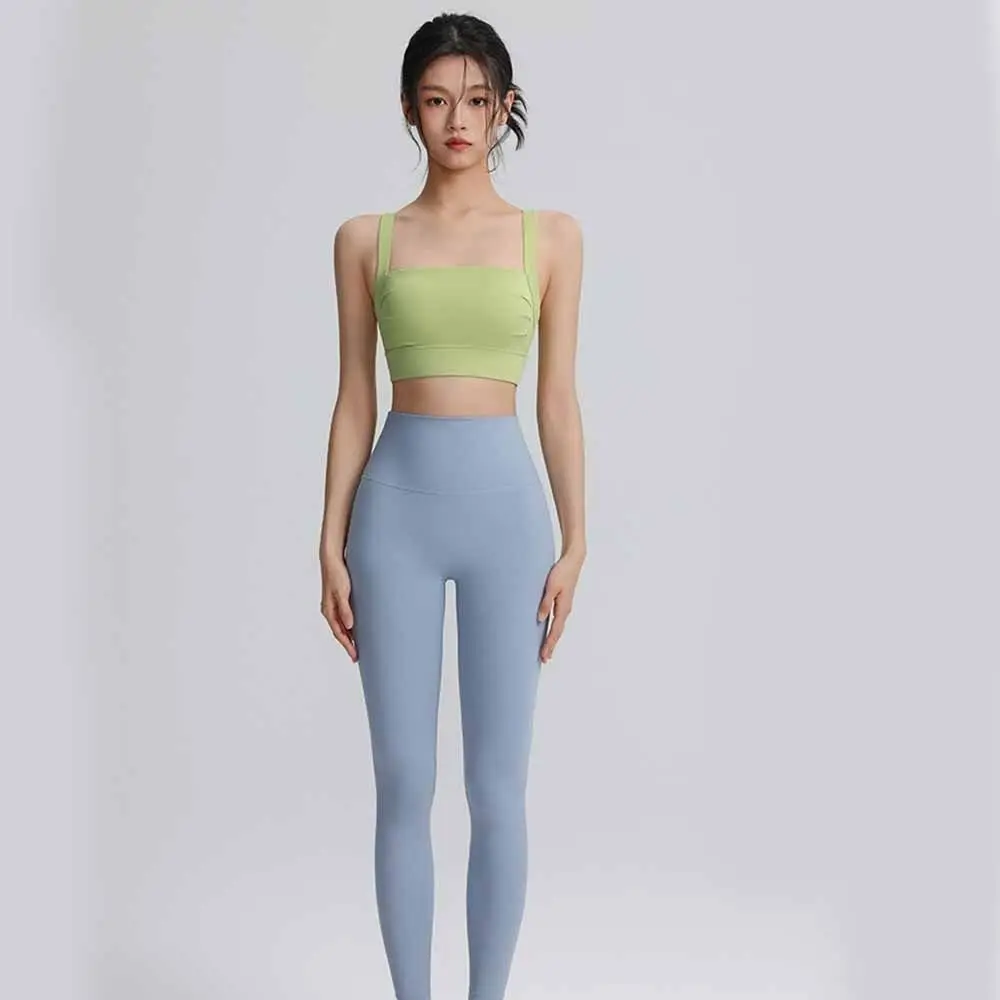 

Removable padding Women's Sports Bra Back Hollow Out Shock-proof Yoga Underwear Comfortable High Impact Support Gym Crop Top