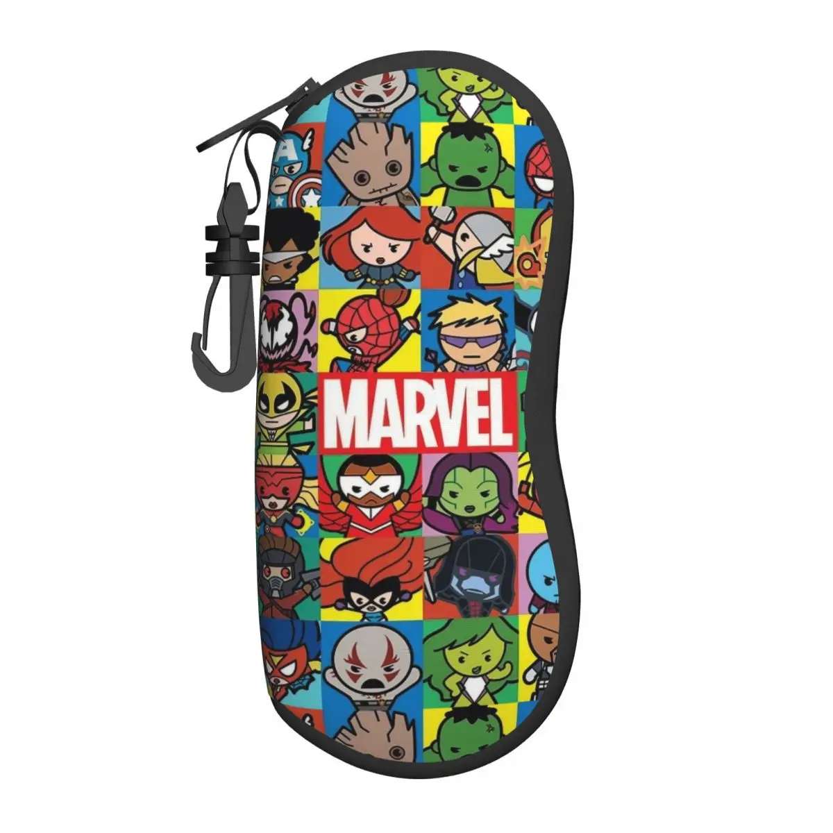 

Cartoon Characters Spider Man Captain America Glasses Case Protective Comics Reading Storage Box Ins Glasses Box