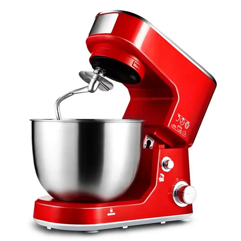 Batidora Eléctrica Multifunción para Cocina, Mezcladora de Alimentos, Amasadora de Harina, Batidora de Repostería 4L 5L 7L con Tazón, Amasadora de Masa para Pan