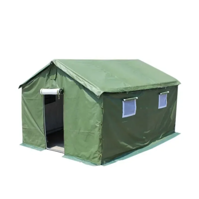 Factory Price High Quality Steel Frame Outdoor Disaster Relief Tent Durable Heavy Canvas Tent