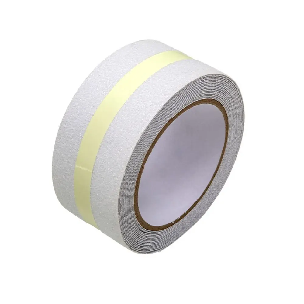 Glow in The Dark Luminous Traction Tape Green Stripe Abrasive Surface Anti Slip Grip Tape Self-adhesive 5CM X 5M Safety Tape