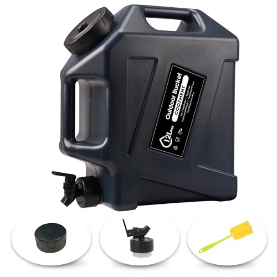 

3.2 Gallon/5 Gallon Water Containers with Spigot, BPA Free Water Jug, Military Water Tank, Multifunction Water Storage Containe