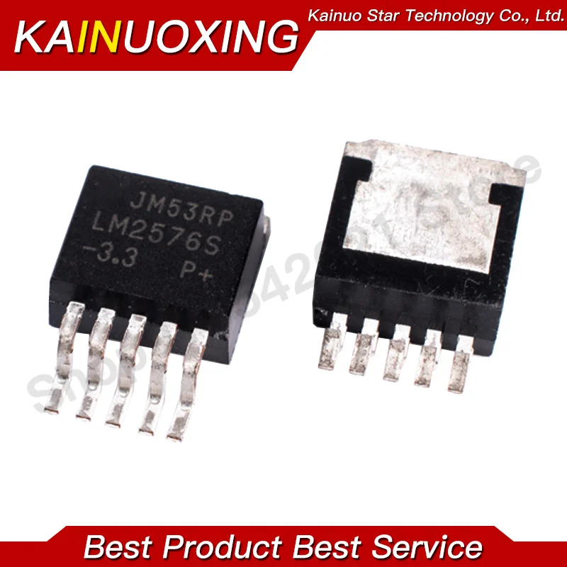 10PCS LM2596S LM2576S TO-263 LM2576S-3.3 LM2576S-5.0 LM2576S-ADJ LM2596S-5.0 LM2596S-ADJ 3.3V 5V ADJ Step Down Voltage Regulator