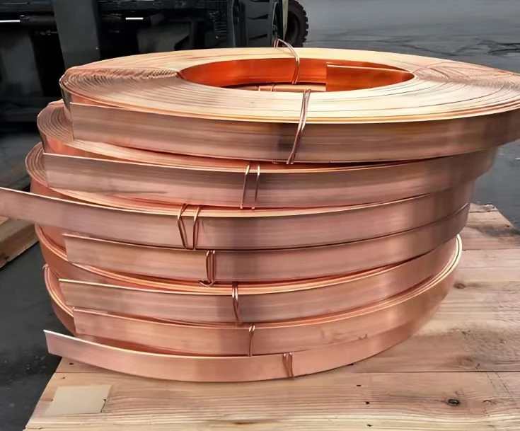 High Purity Red  Strip High Electrical And Thermal Conductivity  Foil Grounding Pure  Sheet Zero-cut Copper
