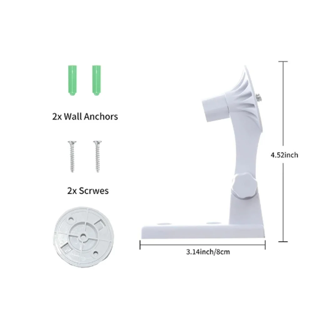 2PCS Wall-mounted Scrutiny Camera Base Bracket For TP-Link Security Cameras 180-Degree Rotation Adjustable Brackets