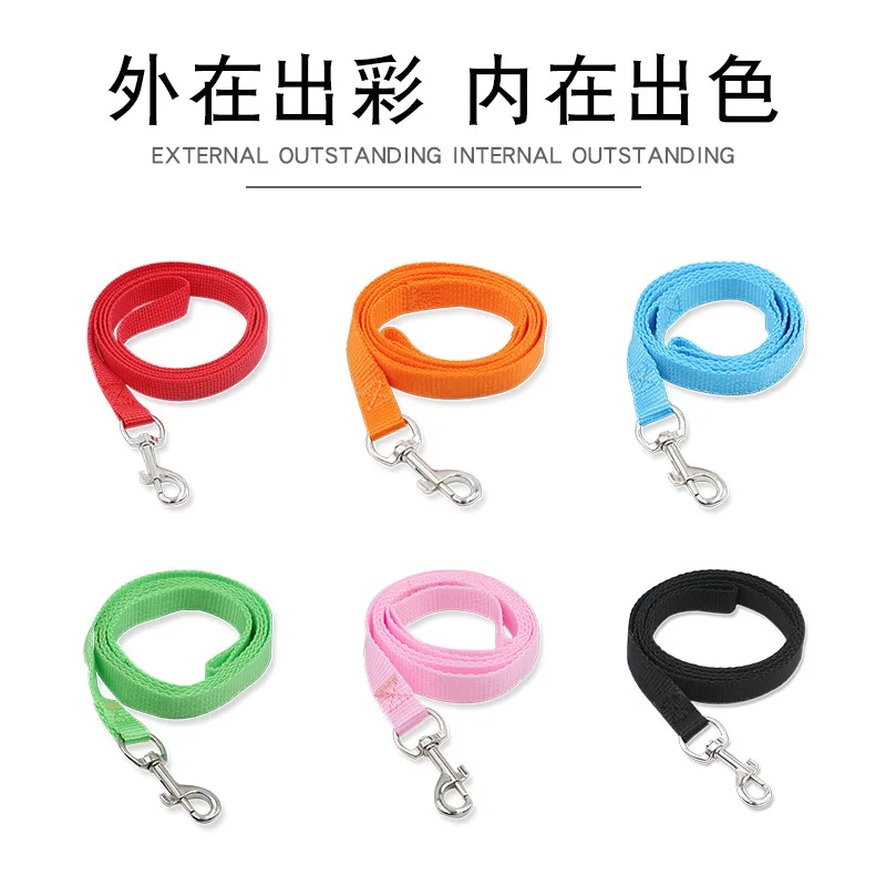 

New Dog Hand Holding Rope Imitation Nylon Pet Dog Rope Night Travel Dog Leash in Stock Wholesale