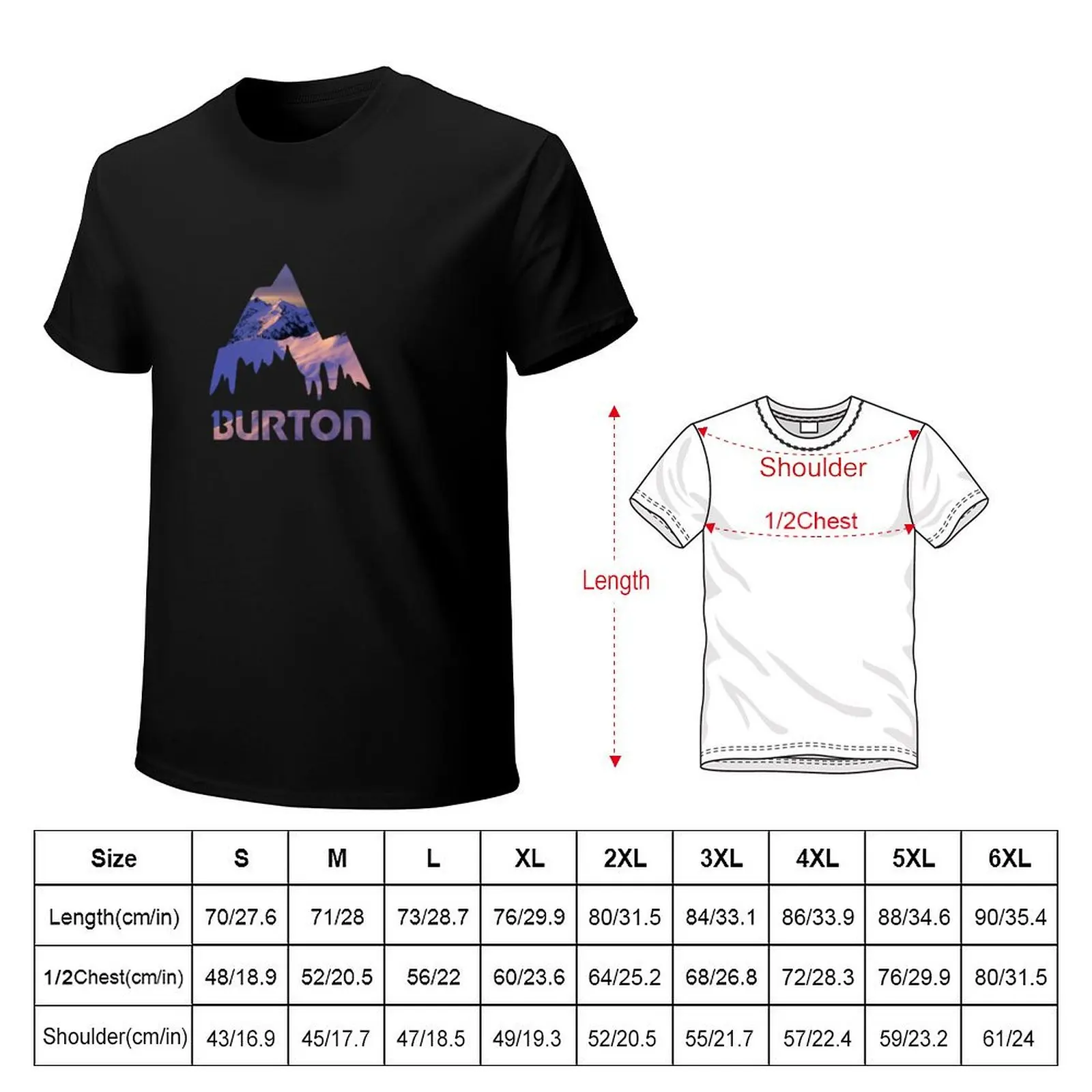 Burton Sunset T-Shirt Vintage Style Printed Top
