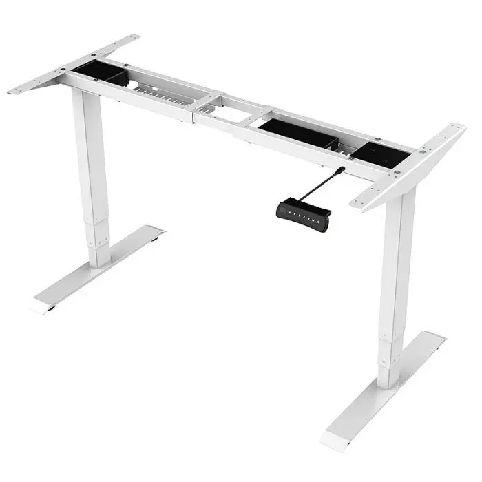 Frame Only Motorised Height Adjustable Office Desk Frame Dual Motor Electric Sit Standing Desk