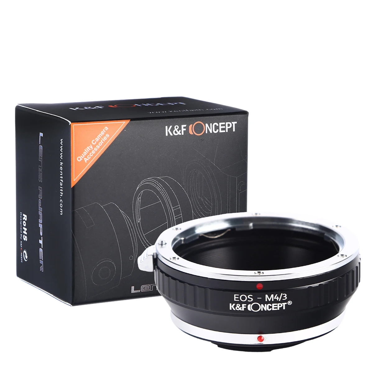 K&F Concept EOS ro m4/3 Lens Adapter for Canon EOS EF EFS Mount Lens to Micro 4/3 MFT BMPCC OM-D G3 GH2 GH4 E-M5 E-M10