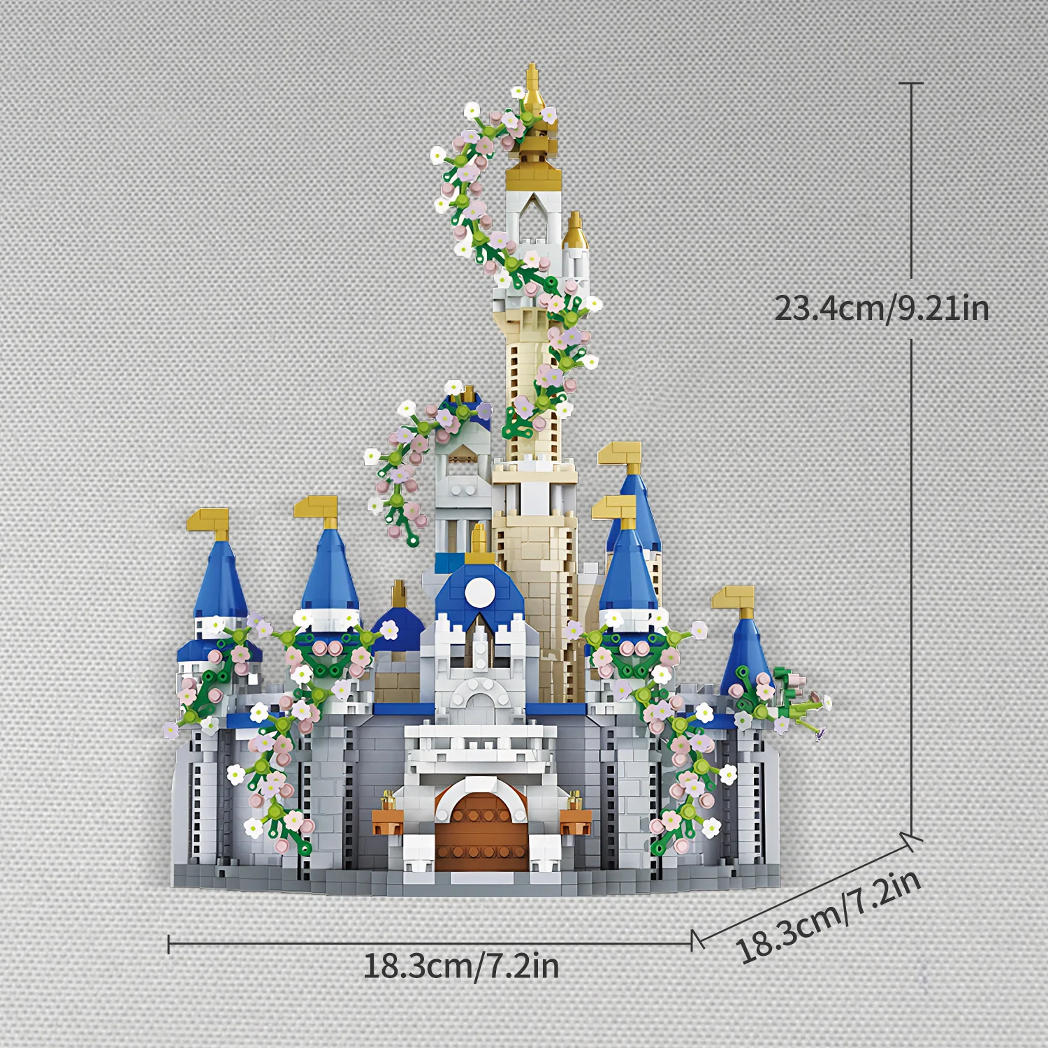 Sakura Castle Building Blocks The Princess House DIY Creative Toy for Kids Educational Gift