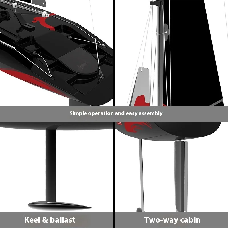 Orans High-Speed Electric Remote Control Toy Boat Fast RC Sailing Ship Model for Hobbyists And Collectors Suitable for Boys