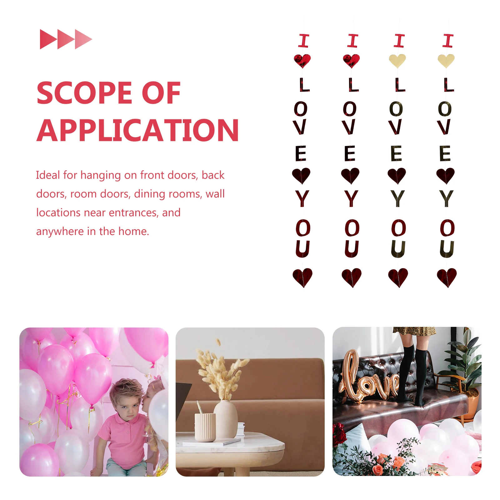 

Balloon naments Heart Shaped Paper Craft Romantic Decorations Wedding Party Valentine Hanging nament Banner Celebration