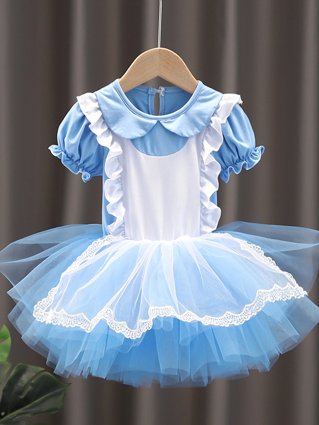 Alice Tutu Dress for Toddler Little Girls Ballerina Dance Costume Outfit Dancewear gonna in Tulle per ragazza cosplay party dress