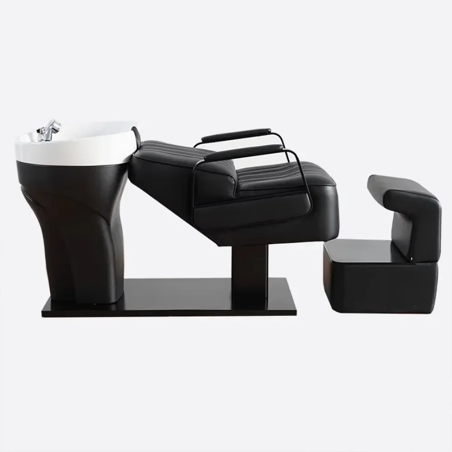 

Barber Equipment Shampoo Chair Basin Head Spa Luxury Washing Hair Bed Shampoo Chair Reclining Mobile Potable Cadeira Salon Chair