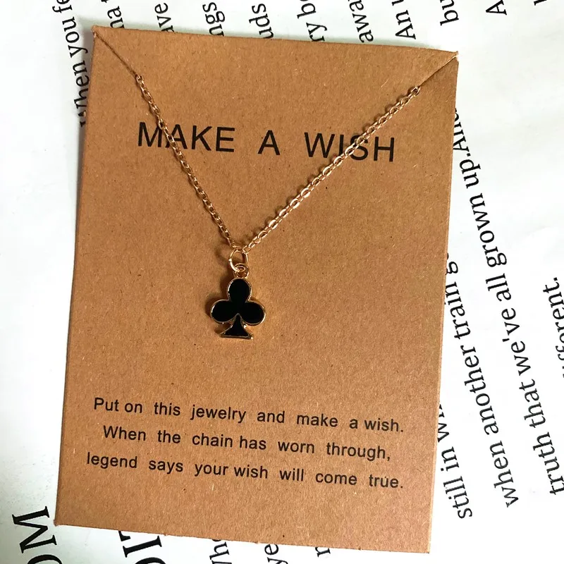 Statement Pork Design Pendant Necklace Small Square Heart Fashion Choker Necklace Gift for Friend  Popular Neck Jewelry