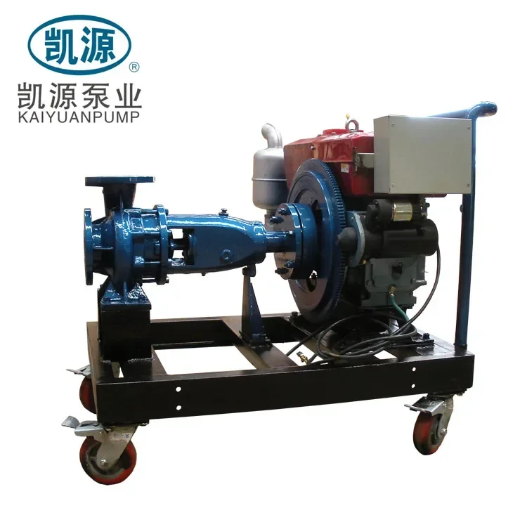 Sistema de bomba contra incendios montado en deslizamiento serie PEDJ de Kaiyuan para extinción de incendios 500GPM