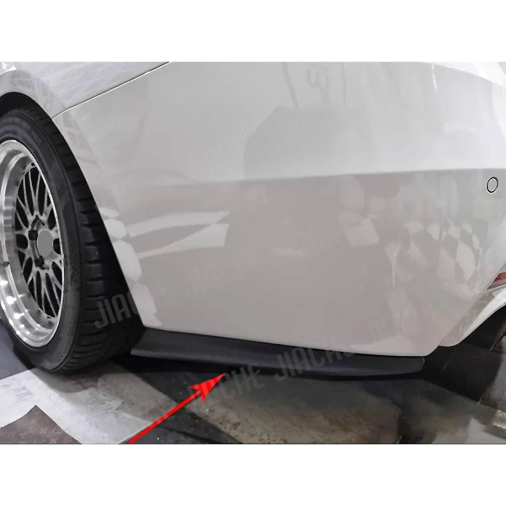 

JIACHE Carbon Fiber Rear Bumpers Side Splitters Flaps Apron Car Styling Bodykits For BMW 3 Series F30 M Tech Sport 2012-2017