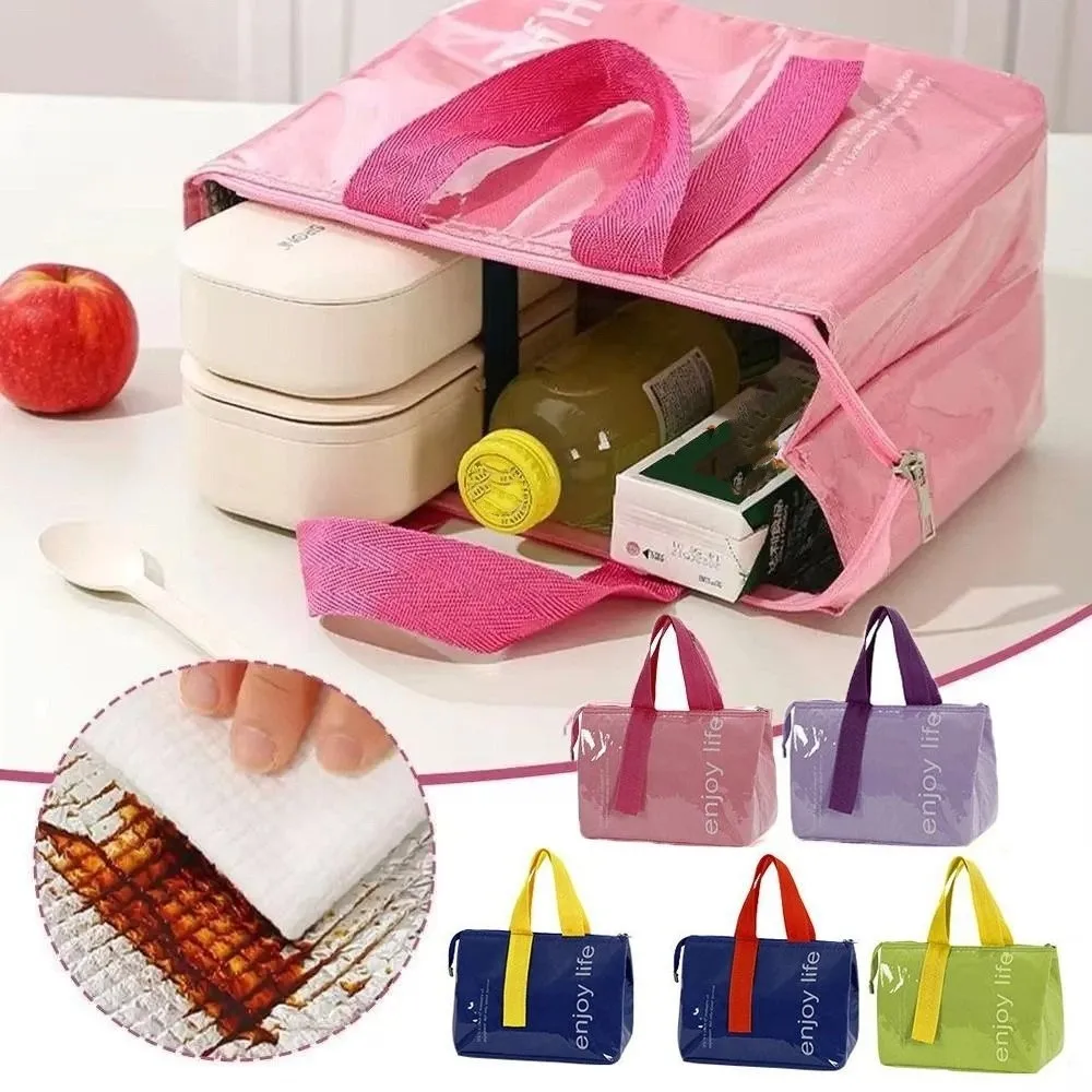 

New Thickened Insulated Lunch Bag Ice Pack Eco-Friendly Picnic Food Storage Preservation Thermal Lunch Box Bag Outdoor Travel