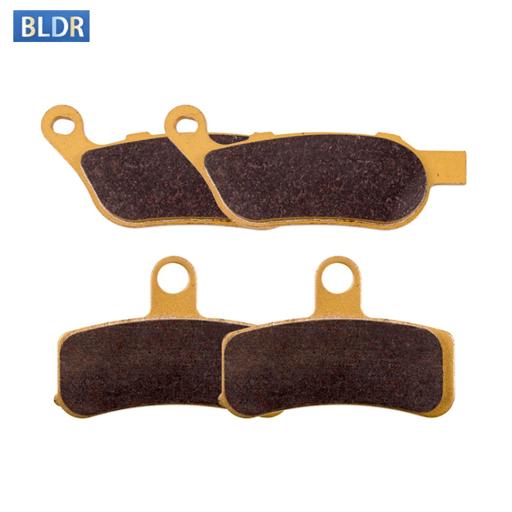 Front Rear Brake Pads For HARLEY DAVIDSON FLS Softail Slim 2012-14 FXCW Rocker Cast Wheel 2008-09 FXSB Breakout 2013-2014