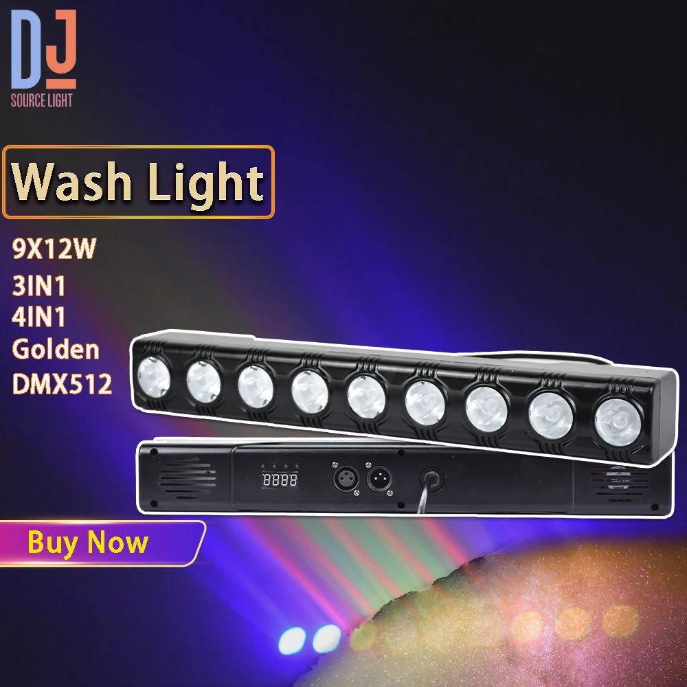 led wall wash beam light corrida de cavalos dj stage lights disco party club stage lighting effect rgbw rgb amber 9x12w dmx512 01