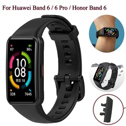 Per Huawei Band 6 cinturino sportivo cinturino di ricambio in Silicone cinturino intelligente per cinturino huawei band6 honor band 6