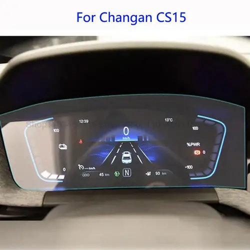 Película protectora de TPU para tablero de instrumentos de coche Changan CS15 2019-2021, película antiarañazos de pantalla LCD, ajuste Interior