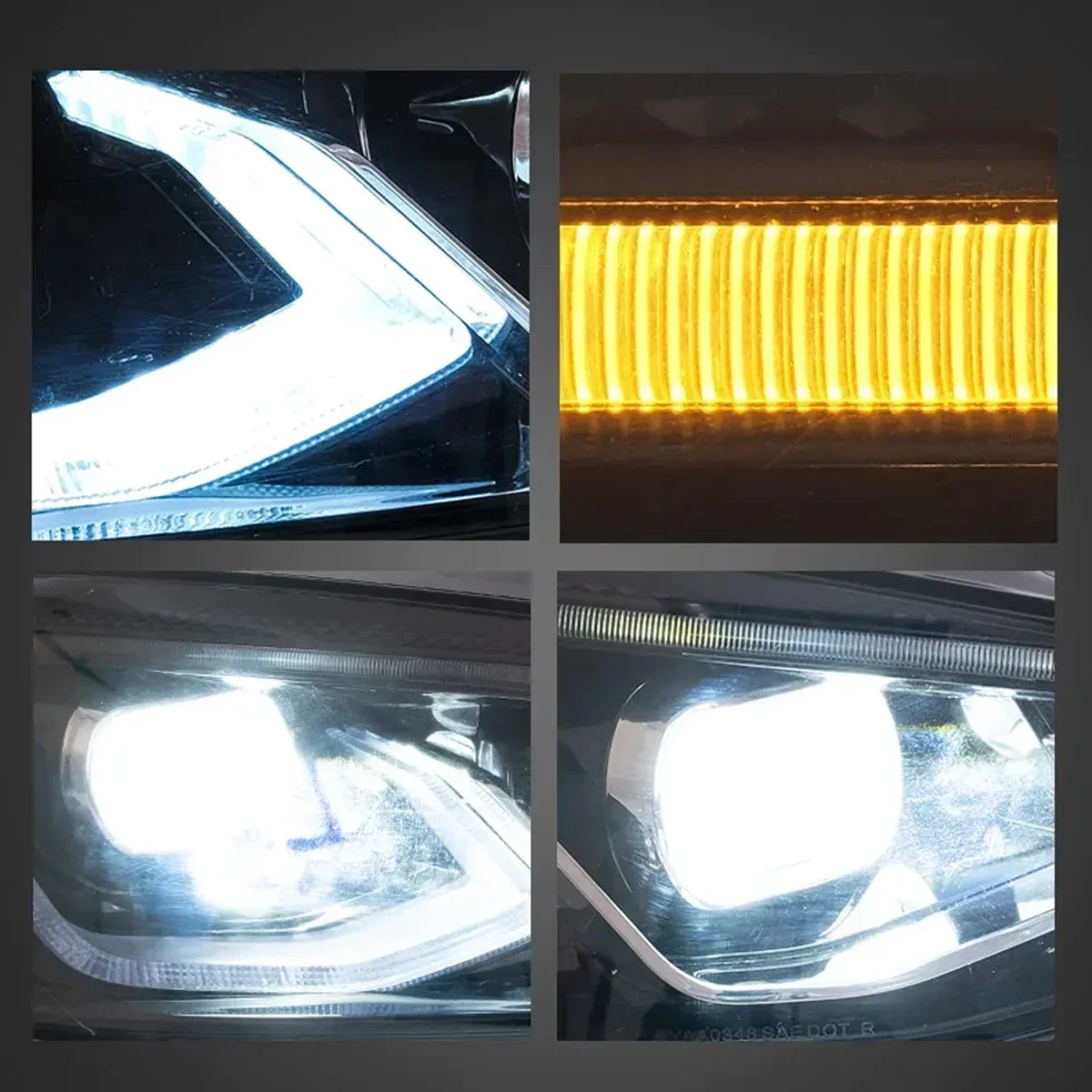 

TYPY New LED Head Lamp Upgrade Modified For VW Golf 6 MK6 Headlights2009-2013Headlight Dynamic Signal Head Lamp Auto Accessories