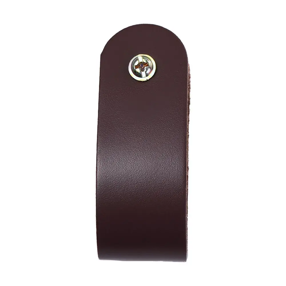 Furniture Nordic Environmentally Hardware Kitchen Wardrobe Cabinet Leather Handle Furniture Knobs Drawer Handle Door Pulls