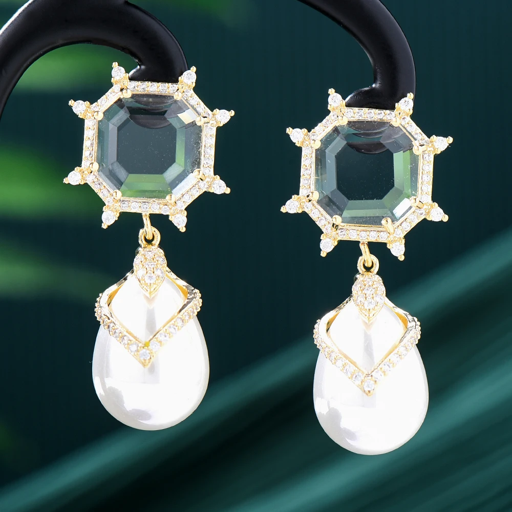 

Missvikki NEW Original Luxury Heart Pearl Drop Earrings for Women Fine Bridal Wedding Party 2023 Fashion Jewelry High Quality