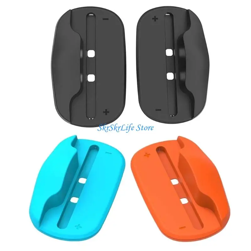 

E65E Pair Plugs & Play Mouse Adapters with Easy Control ABS Gaming Grips Ensuring Strong for J Con Handles on Consoles 2